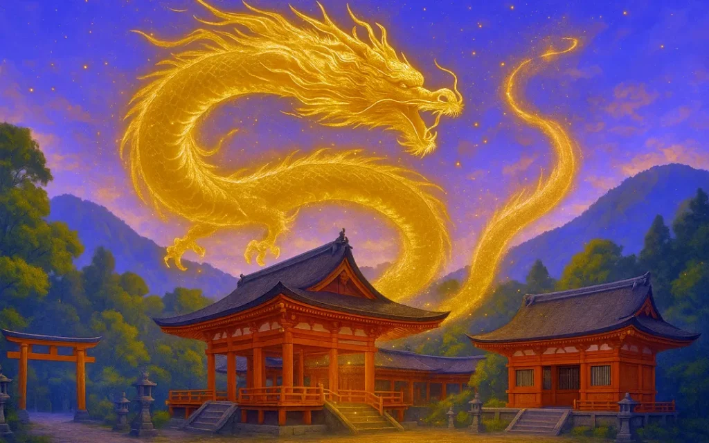 社を守る龍神（イメージ）