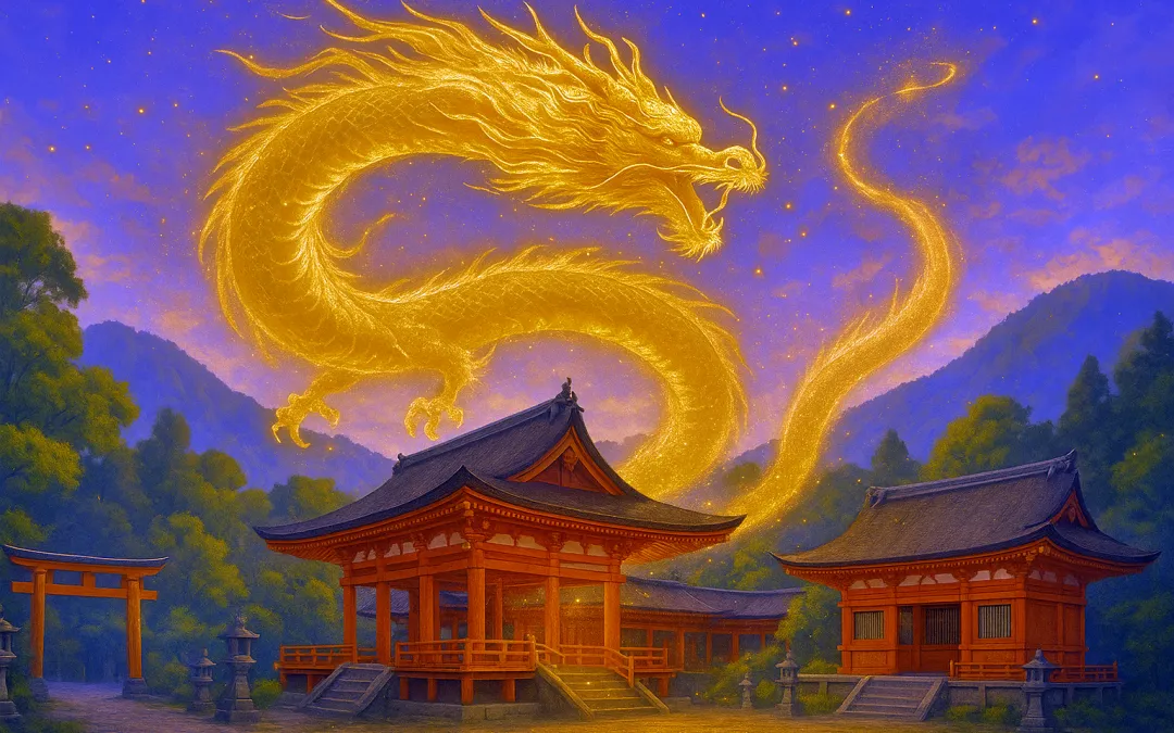 社を守る龍神（イメージ）
