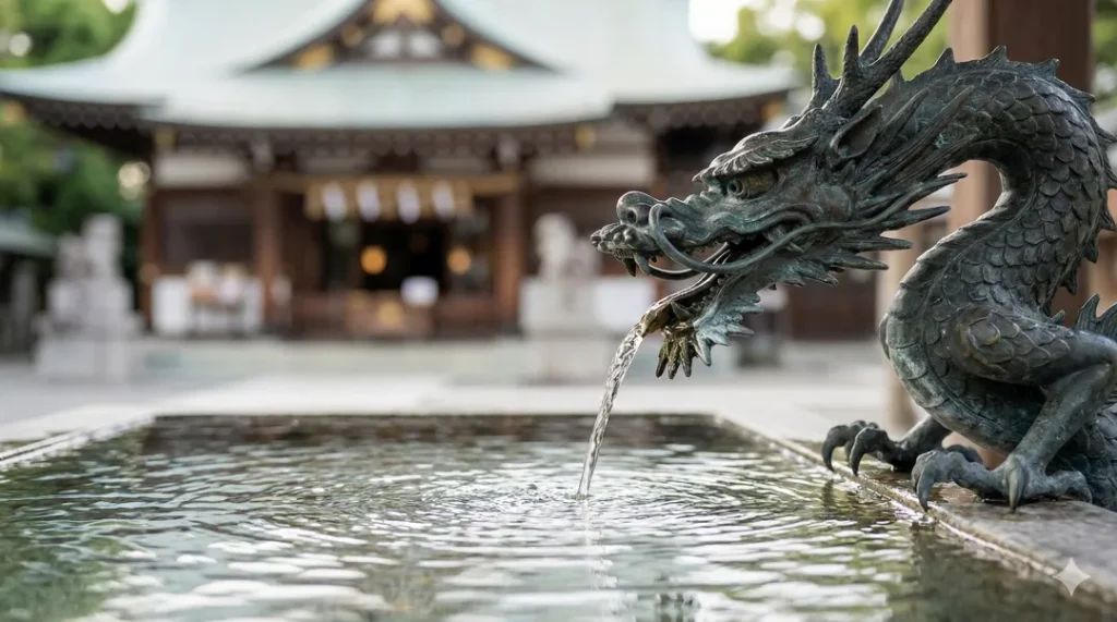 龍の手水舎（イメージ）