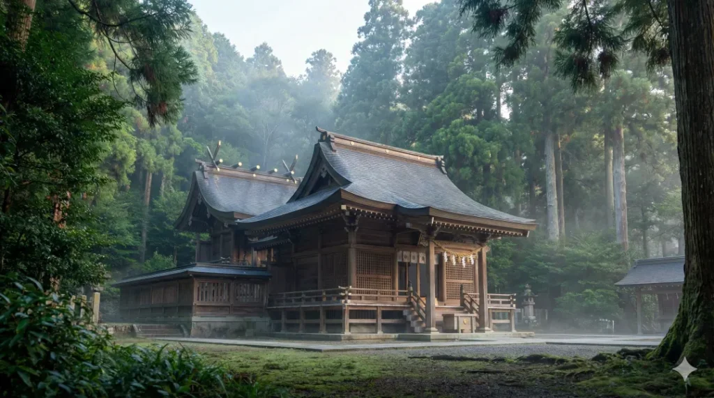 山奥の古社（イメージ）