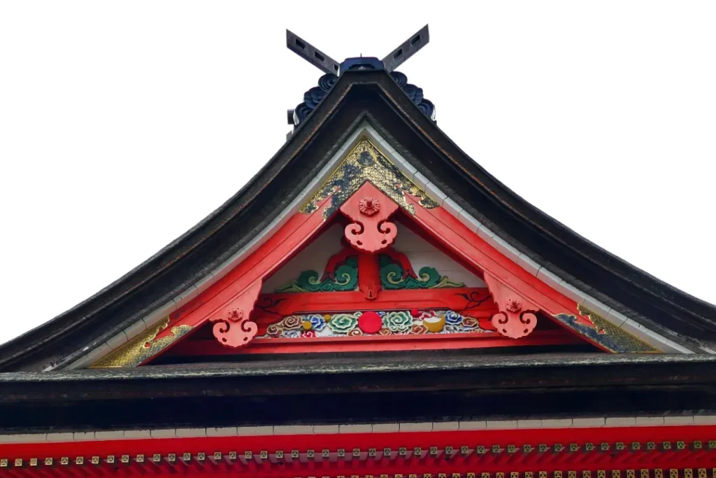 拝殿の彫刻