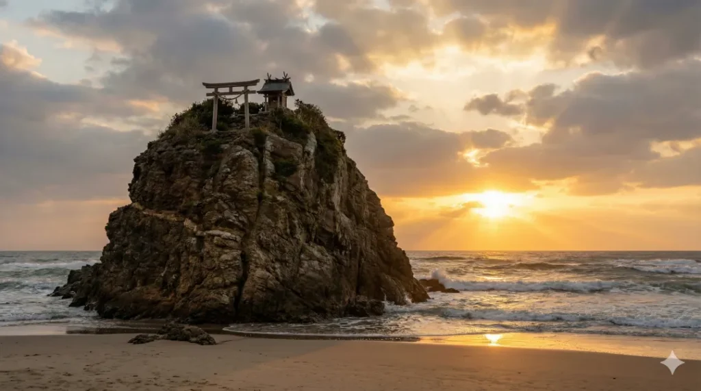 稲佐の浜夕景（イメージ）
