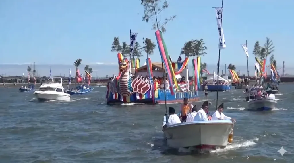 鹿島神宮 御船祭の一コマ（イメージ）