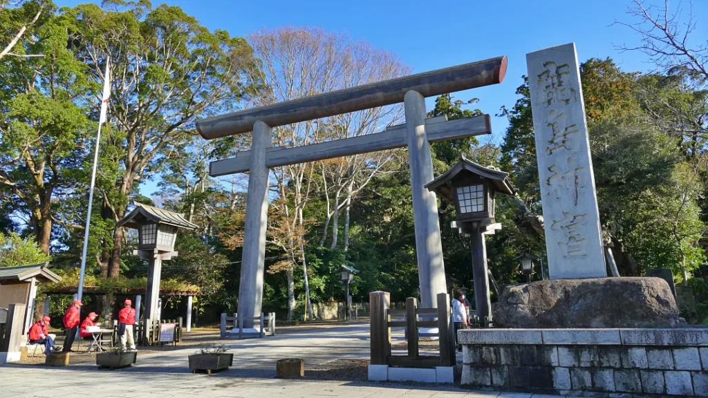 鹿島神宮 大鳥居と社号標